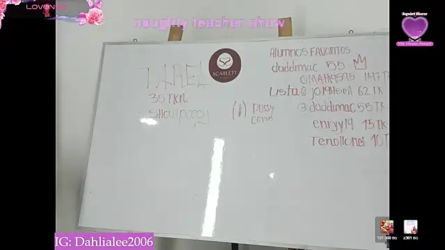 dahlialee online show from February 28, 12:48 pm