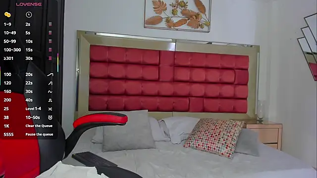 Snapshot of CatalinaBlaze chatting on February 14, 12:12 am CatalinaBlaze online show from February 14, 12:12 am