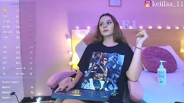 Keidance  online show from April 15, 7:58 pm