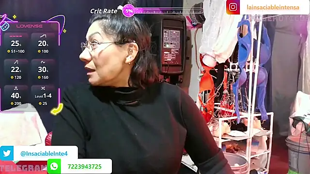 LaInsaciableIntensa online show from February 25, 2:21 am