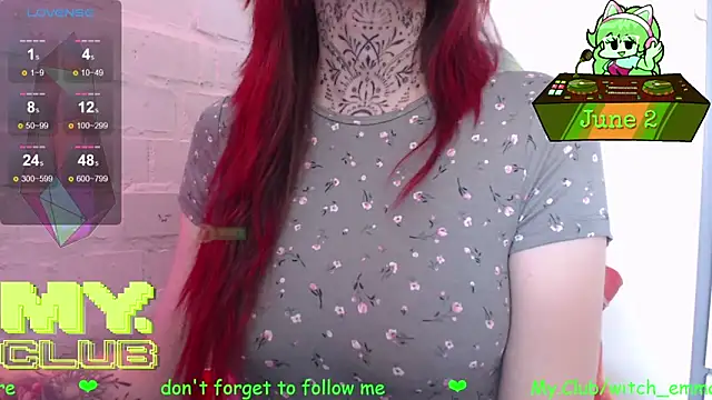 Witch Emma online show from June 2, 7:09 am