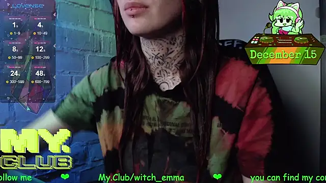 Witch Emma online show from December 15, 9:36 am