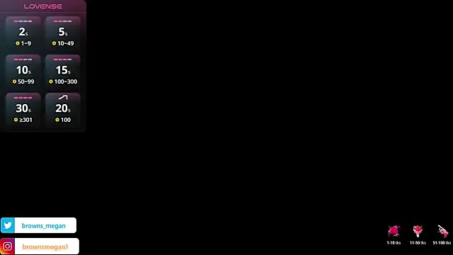 Megan browns1 online show from November 24, 1:02 pm