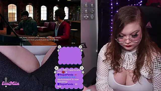 evamila online show from March 12, 1:19 am