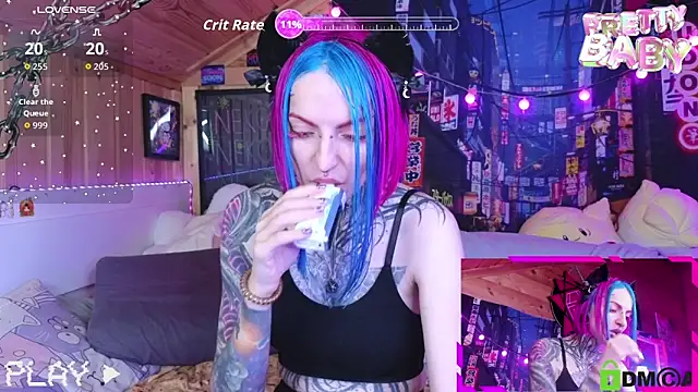 NekoCyber online show from October 22, 5:12 am