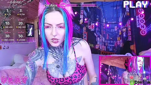 NekoCyber online show from February 14, 4:58 am